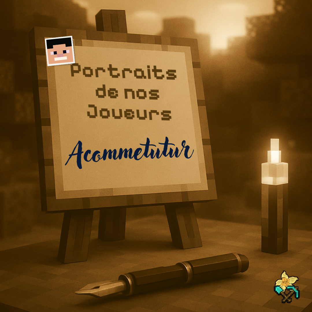 Portraits de nos joueurs : le portrait d'Acommetutur